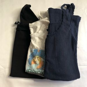 Lot of three summer tops and bodysuit.